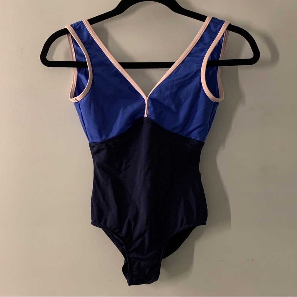 Mariia "Nora" Two-Tone Tank Petite Adult Leotard